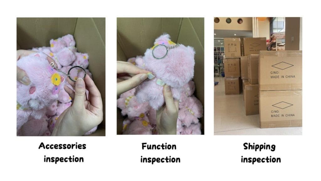 Conduct strict quality inspections to ensure the quality of every plush toy.