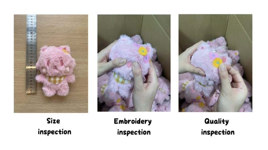 Conduct strict quality inspections to ensure the quality of every plush toy.