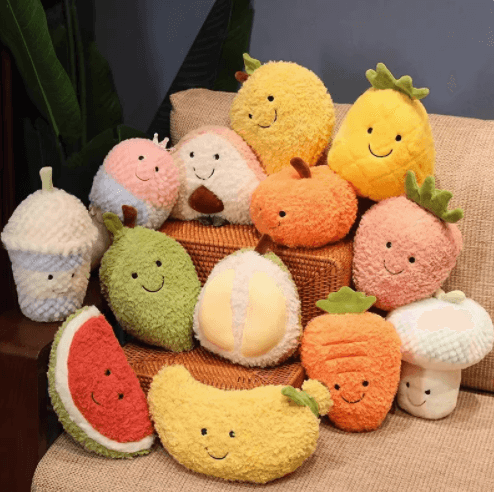 Custom Plush Fruit & Vegetable: Where Nature Meets Cuddly Creativity