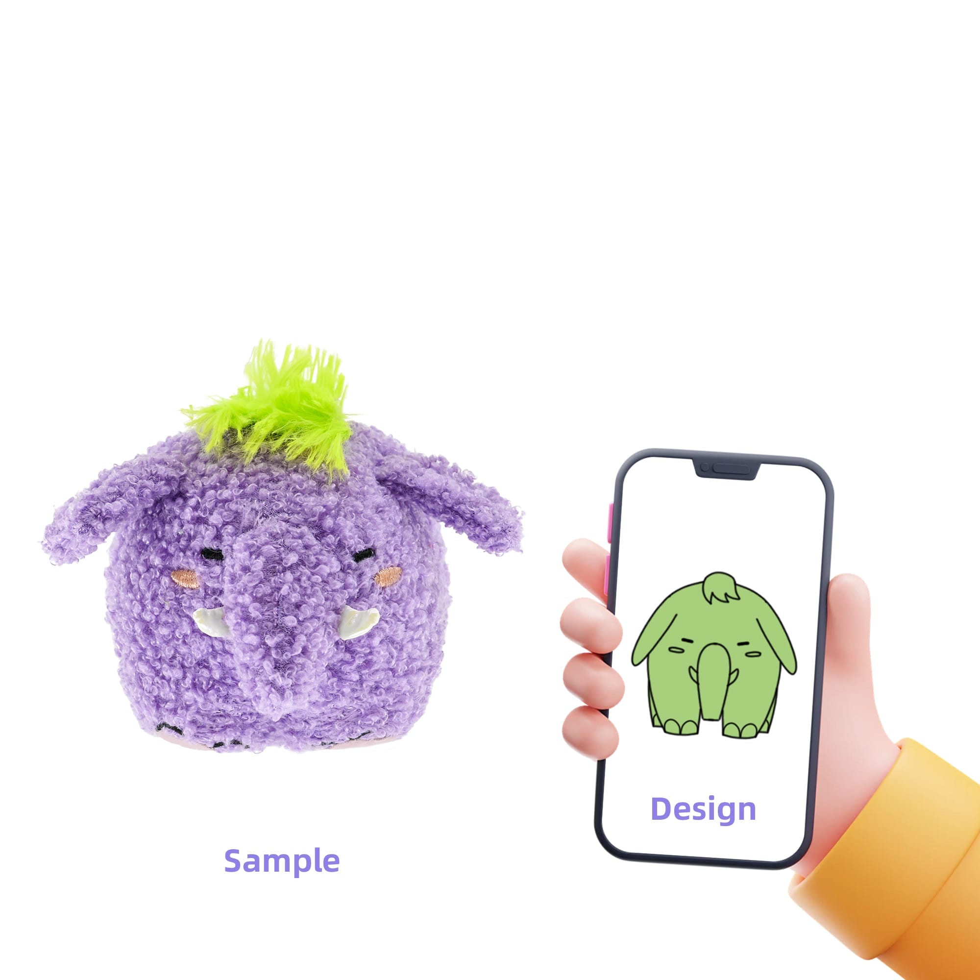 Customized Purple Plush Elephant Doll: The Heart-Stealing Choice